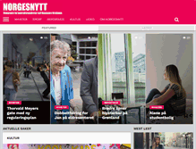 Tablet Screenshot of norgesnytt.net
